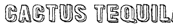 Cactus Tequila font preview